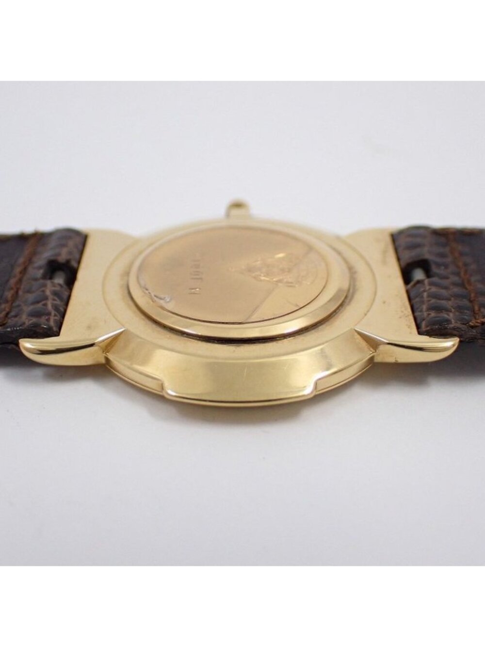 Gucci Quartz Watch Gold Leather - Picture 8 of 10